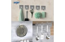 China Self Adhesive Strongly Mounted Wall Hooks No Residue Left 7x7cm supplier