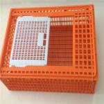 Pure PE Poultry Carrier Crate Chicken Transport Cage Customized for sale