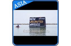 China Floating Billboard With Banner Advertising Inflatables Water Billboard For Summer supplier