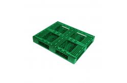 China Green Recycled Molded Plastic Pallets Hdpe Injection Moulded Pallets supplier