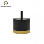Light Luxury Sofa Legs Metal Cylindrical Coffee Table Feet Supporting Feet Black Gold Cabinet Feet for sale