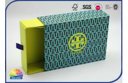 China 1200gsm Cardboard Printed Slide Drawer Box Package Ribbon Handle supplier