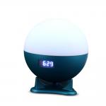 Smart Tuya Wake Up Light Alarm Clock Touch Sense 16 Colors Multi Functional Night Light With Sleep Aid Music For Bedroom for sale