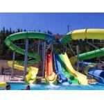 OEM Water Entertainment Equipment Fiberglass Slide For Amusement Park for sale