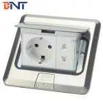 Stainless steel  with EU power plug floor pop up socket for sale