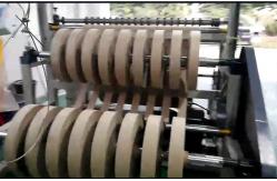 China 5.5kw Jumbo Roll Paper Cutting Machine Iso9001 Approved Easy To Operate supplier