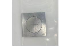 China Asme V T764.2 Magnetic Particle Testing Circular Artificial Groove Sensitivity Tablet supplier