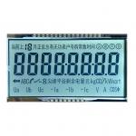 6 O' CLOCK Positive Transflective HTN Lcd Display Electricity Meter Monochrome Screen for sale