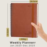 ECO Friendly Poprun 2023 Custom Planner Large Size Vegan Leather for sale