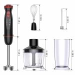 Smart Stick Variable Speed Hand Blender 5 In 1 Color Customized for sale