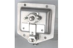 China Recessed Folding T Handle Tool Box Locks Chrome Surface Cabinet Panel Lock supplier