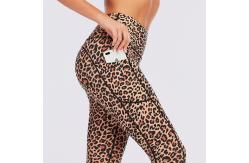 China Richee BSCI Leopard Sports Leggings / High Waisted Sculpt Gym Leggings supplier