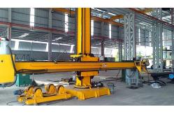 China Motorized Moving Rotation Column and Boom Welding Machine With Electric Cross Slides supplier