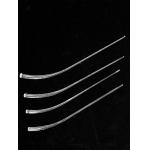 Curved Conical Quartz Glass Rod OEM Design for dental curing device