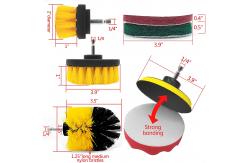 China 1.25in Long Drill Cleaning Brush Set 8pcs Different Stiffness supplier