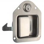 RV Trailer Truck Paddle Slam Latch Key Flush Stainless Steel Handle Lock for sale