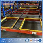 Easy Integrating Gravity Push Back Rack For High Efficient Storage for sale