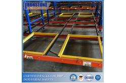 China Easy Integrating Gravity Push Back Rack For High Efficient Storage supplier