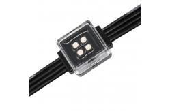 China 4led Pixel LED Grid Screen Transparent Dmx Control for Building Lighting supplier