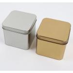 Eco Friendly Square Gift Tin Box Packaging For Cake for sale