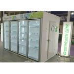 R404a Commercial Glass Door Fridge Refrigeration Equipment Walk In Cold Room for sale
