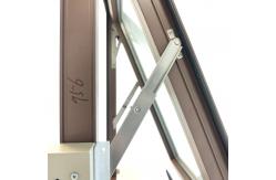 China Customized Double Glass Aluminum Awning Window For Villa Garden OEM ODM supplier