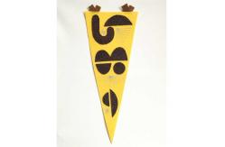 China 150D Polyester Custom Pennant Banner CMYK Digital Printing supplier