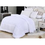 Full Size White 85gsm 7Dx64mm Polyester Comforter Set for sale
