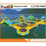 0.9 MM PVC Tarpaulin Inflatable Water Parks For Commercial Aqua Floating Toys for sale