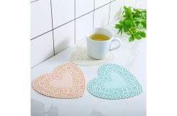 China Drink Tabletop Silicone Pot Holders Cup Mat Glasses Coasters supplier
