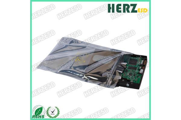 LDPE PE Film ESD Shielding Bags , ESD Moisture Barrier Bag