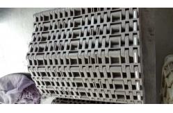 China Customized Food Grade Conveyor Belt Grey Plastic Chain Belt Assembly supplier