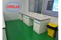 China Multi Functional Lab bench Malaysia with Reagent Rack and Splash Proof Box supplier