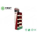 Custom Made Printing Advertising Retail Cardboard Shelf Paper Floor Display Stand