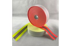 China 100% Cotton Reflective Webbing Reflective Fabric Tape For Garment supplier