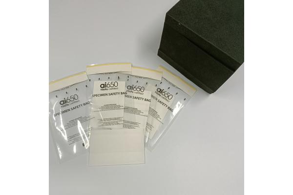 7 Slotted Absorbent Pocket Sleeve Specimen Zipper Top Bag Custom