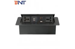 China Tabletop Pop Up Media Socket With USB Charger supplier