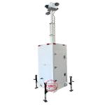 Mobile Camera Tower Cube Surveillance Unit For Construction Site Theft Prevention for sale