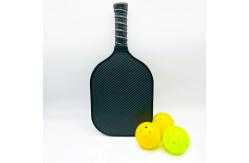 China Stylish Thermoformed Power Pickeball Paddle Textured T700 Raw Carbon 12MM USAPA supplier