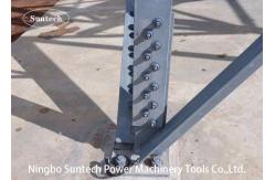 China ANSI 4 Legged Lattice Antenna Tower Galvanized Steel Angular With Bracket supplier