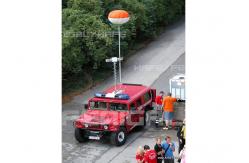 China Backpack Portable Tripod Balloon Light With DC24 / 48v Battery For Rescue supplier