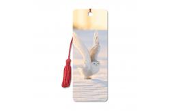 China CMYK 15.6X5.3cm Birds 3D Lenticular Bookmark With Tassels supplier