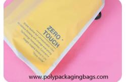 China Towel Packing Frosted CPE PE Plastic Drawstring Bags For Travel supplier