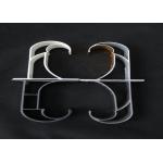 9.5cmx5.5cm Metal 0.3mm Ceiling Mount Curtain Rod Brackets for sale