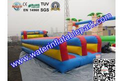 China Custom Inflatable Sport Games , Inflatable Bungee Run 10M x 3M supplier