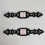 3D Raised Custom Flocking Logo Heat Transfer For Clothing