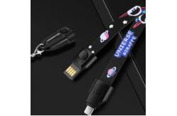 China Soft Flat Smart Phone Cable High Speed Data Transfer Customized Design supplier