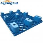 Blue HDPE Euro Plastic Pallet Industrial Plastic Pallet 1200 X 800 for sale