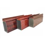Wooden Grain Transfer 6063 Aluminium Window Extrusion Profile