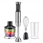 Black Stick Hand Blender With Potato Masher Chopper Measuing Cup for sale